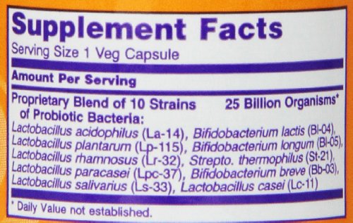 NOW Probiotic-10 25 Billion 50 